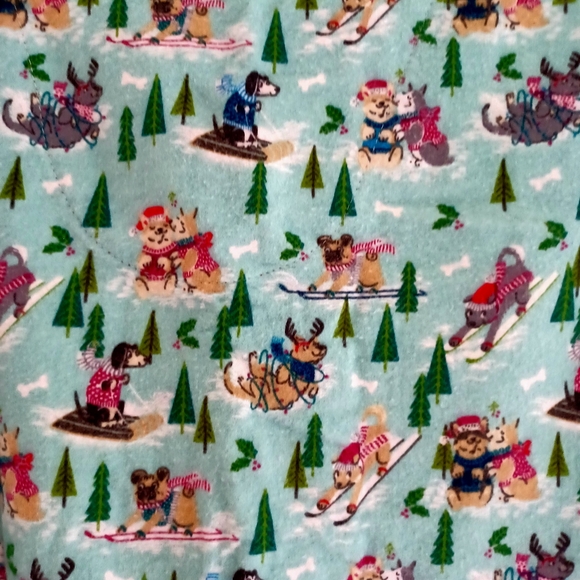 Wondershop Flanel Pajama with Sledding Dogs Print, size L - Picture 7 of 13
